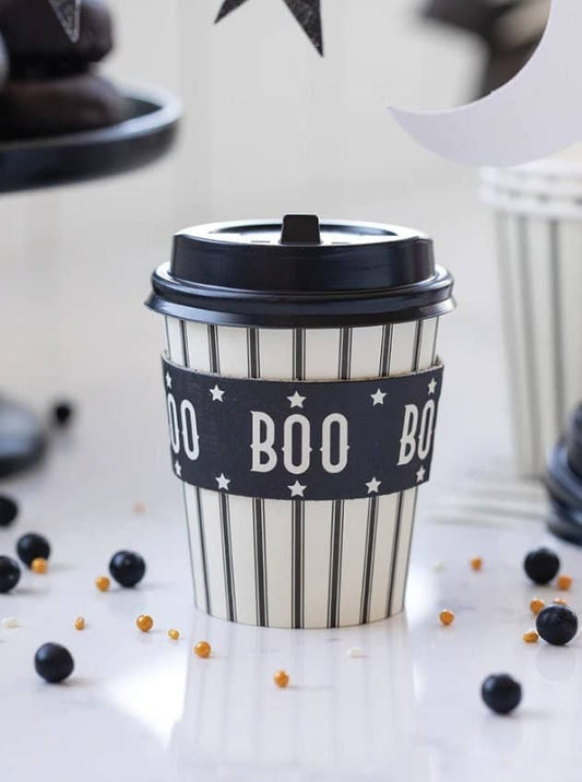 Boo Halloween Coffee Cups