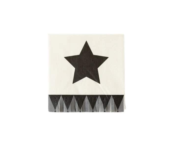 Black Star Vintage Style Halloween Napkins
