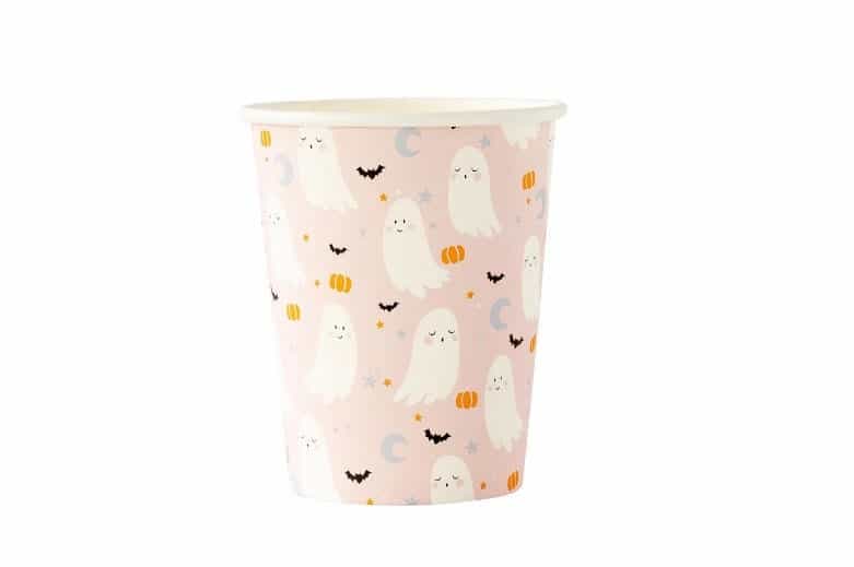 Pink Ghost Cute Halloween Cups