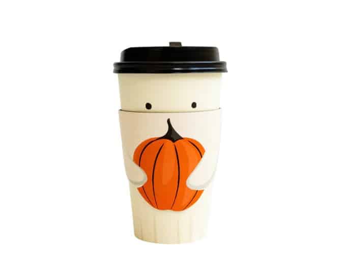 Halloween Pumpkin Coffee Cups