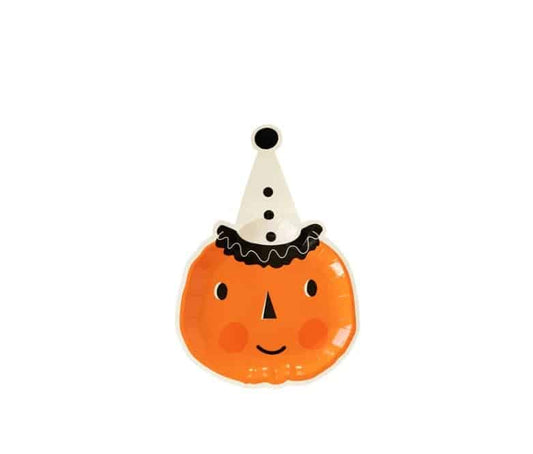 Vintage Halloween Pumpkin Face Plates