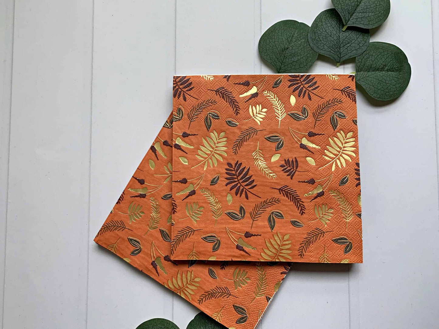 Fall Botanical Luncheon Napkins