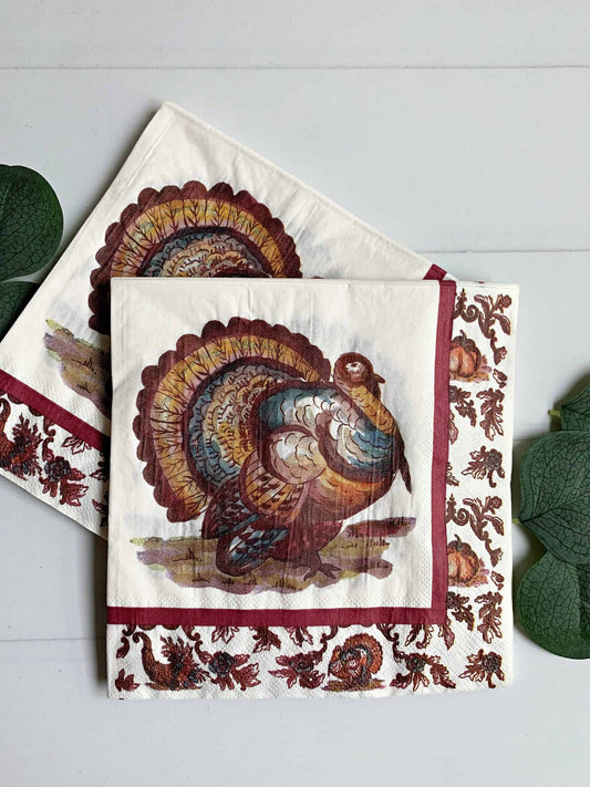 Thanksgiving Turkey Napkins