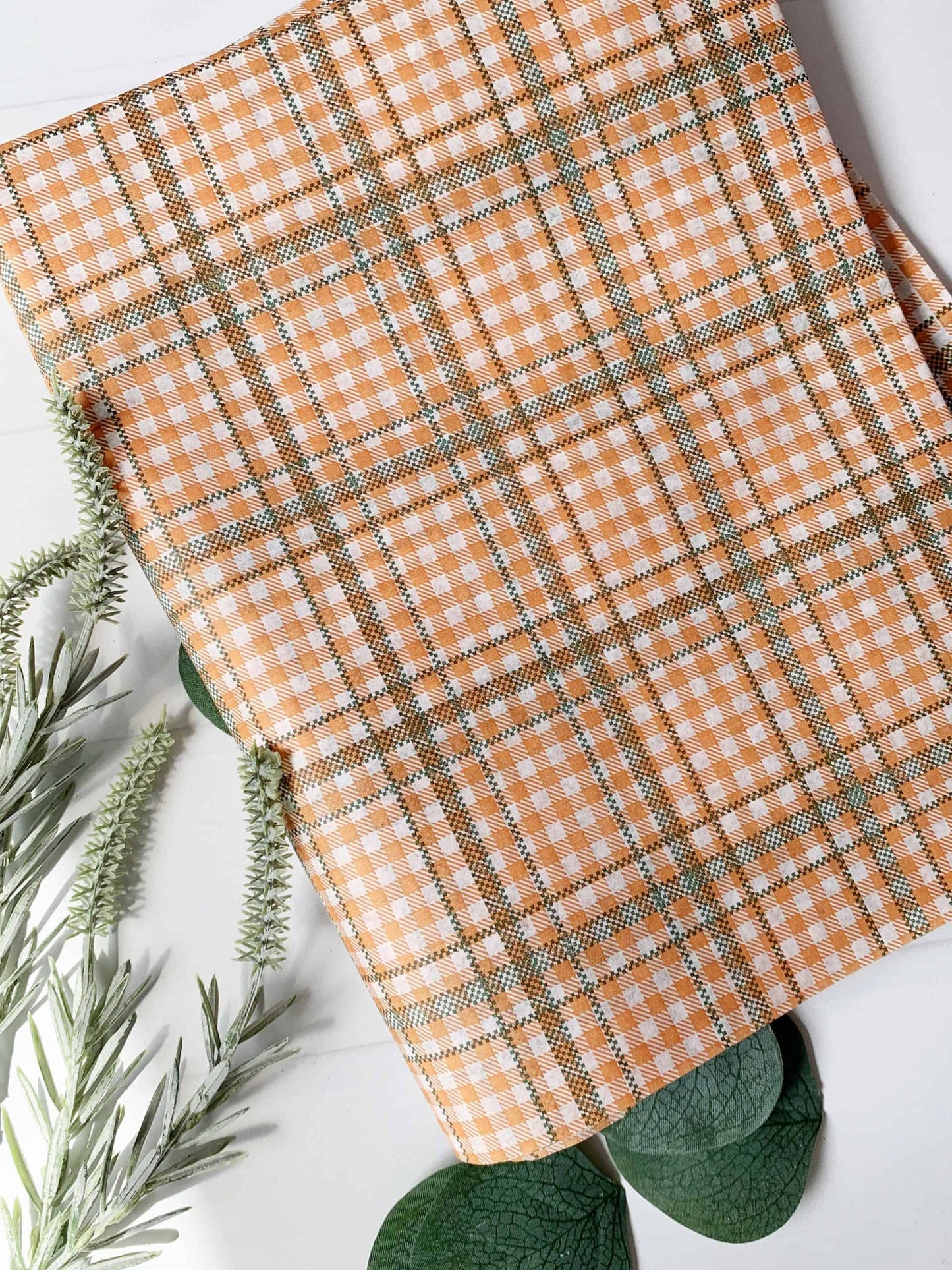 Fall Plaid Tissue Paper