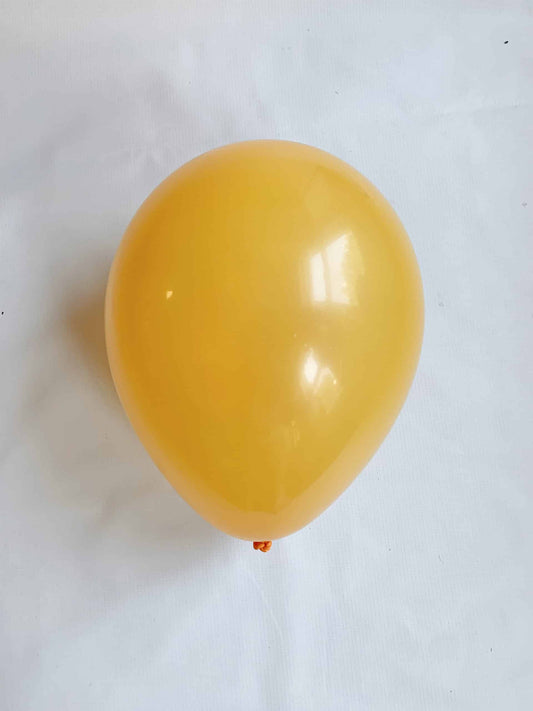 Set of 5 11 inch Golden Yellow Balloons