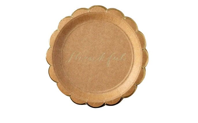 Thankful Kraft Dinner Plates
