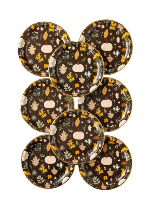 Moody Fall Paper Dinner Plates
