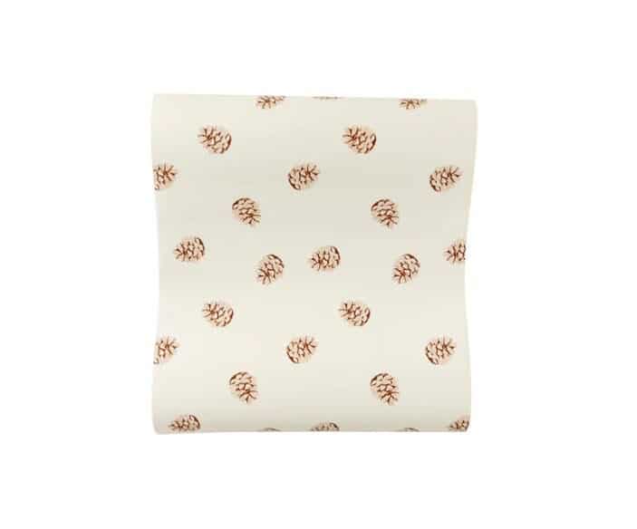 Pinecone Paper Table Runner