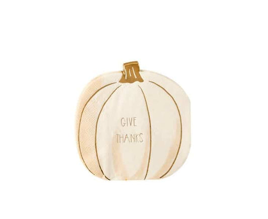 Cream Pumpkin Napkins