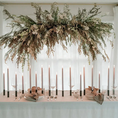 Powder Blue Taper 10 in 100% Beeswax