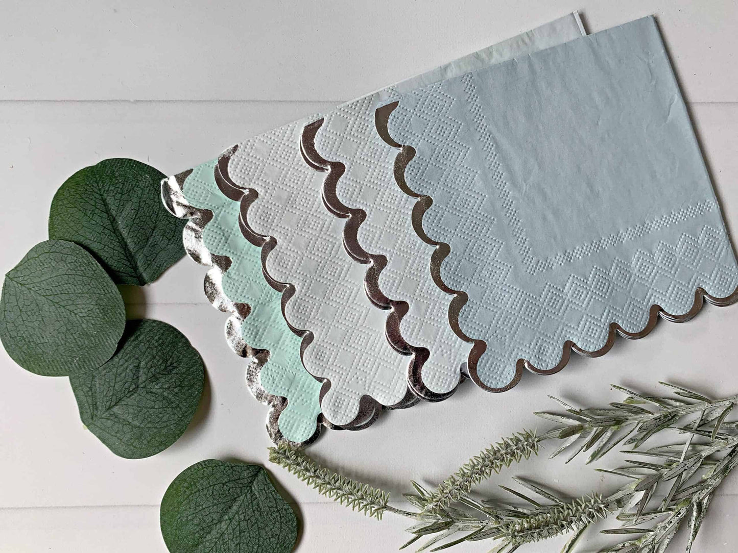 Blue Ombre Cocktail Napkins