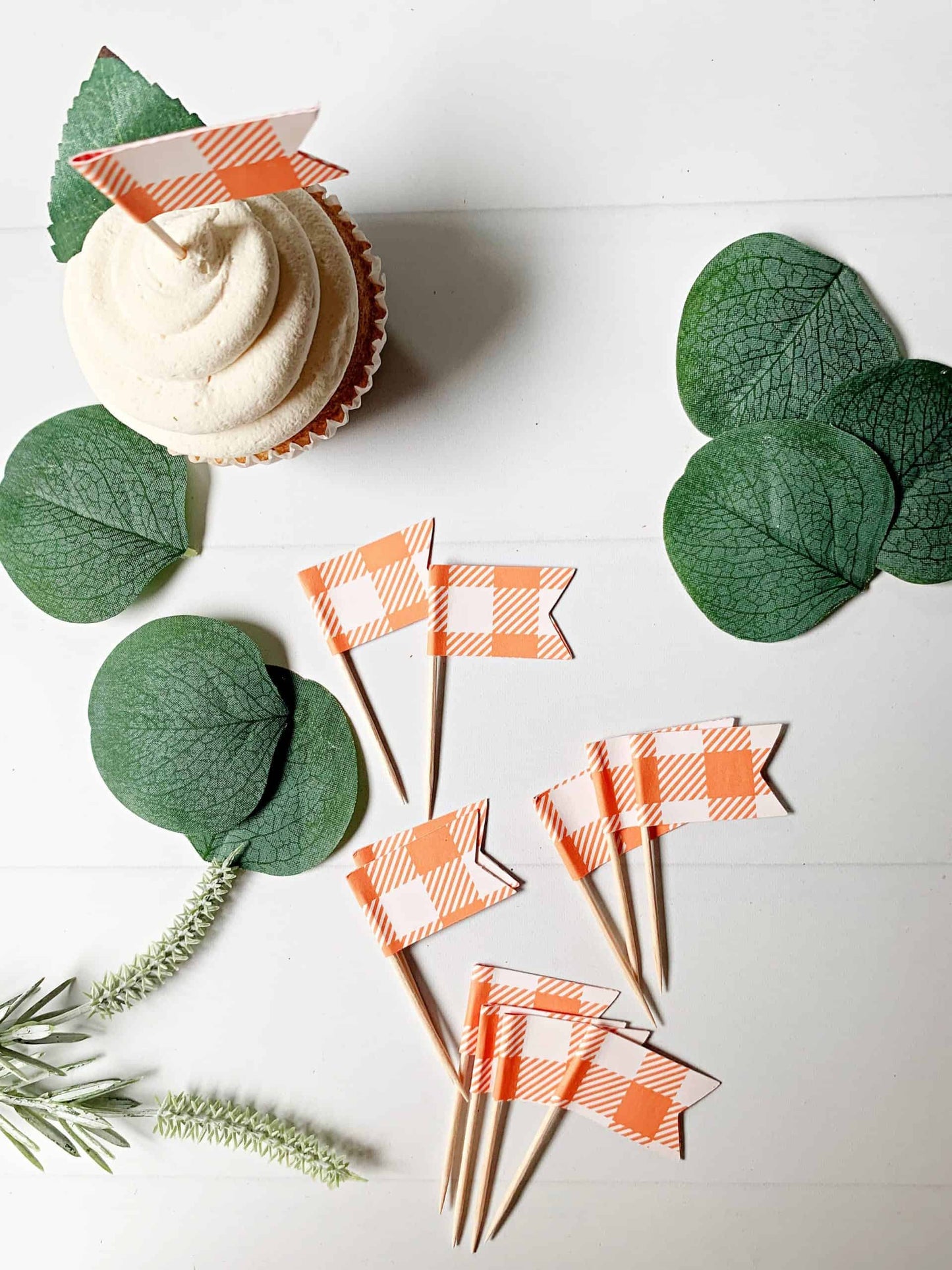 Little Pumpkin Cupcake Topper