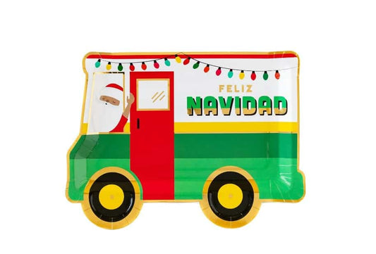 Feliz Navidad Taco Truck Plates