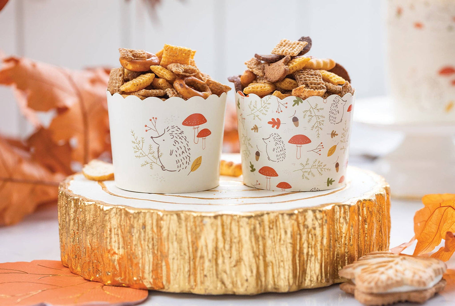 Woodland Animal and Mushroom Food Cups (36 pcs)