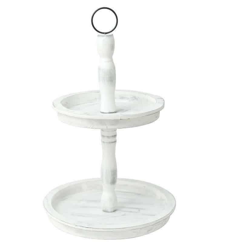 Wooden Tiered Cupcake Stand - a Shabby Chic touch to your party decor.