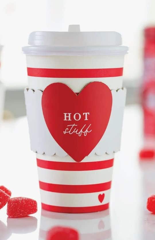 Hot Stuff Valentine Coffee To Go Cups