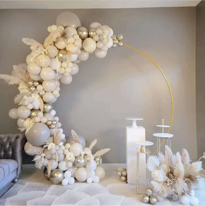 Boho Neutral Balloon Garland