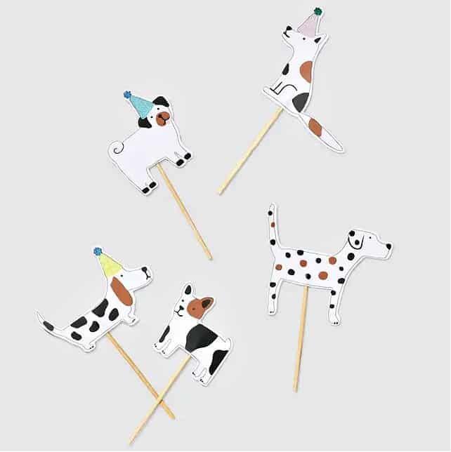 Dog Cupcake Toppers