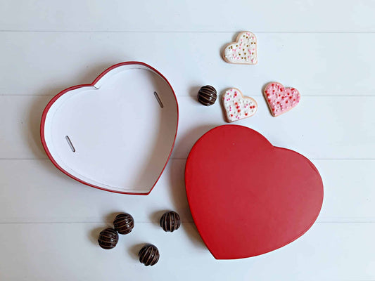 Red Heart Candy Box