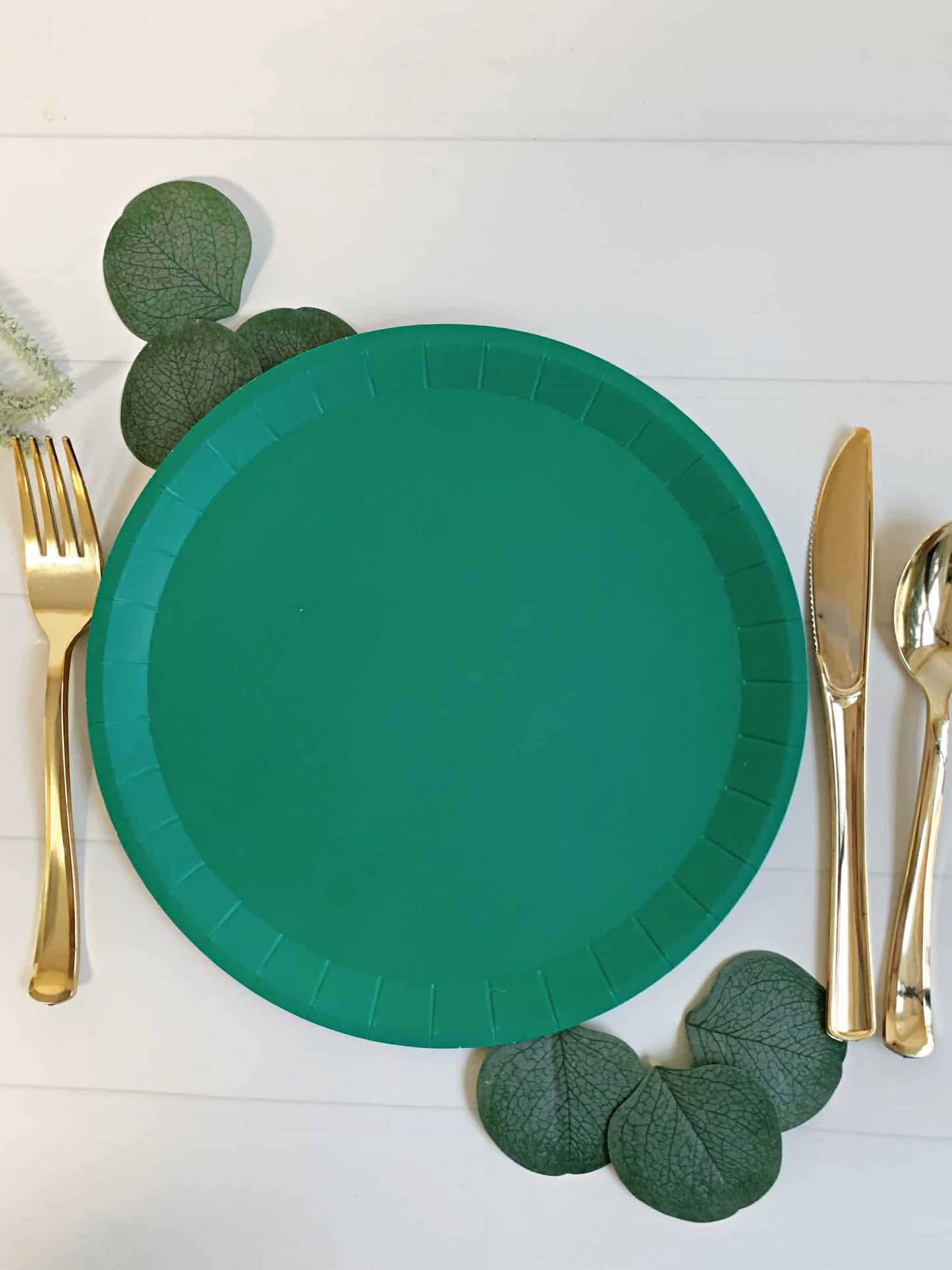 Green Dinner Plates