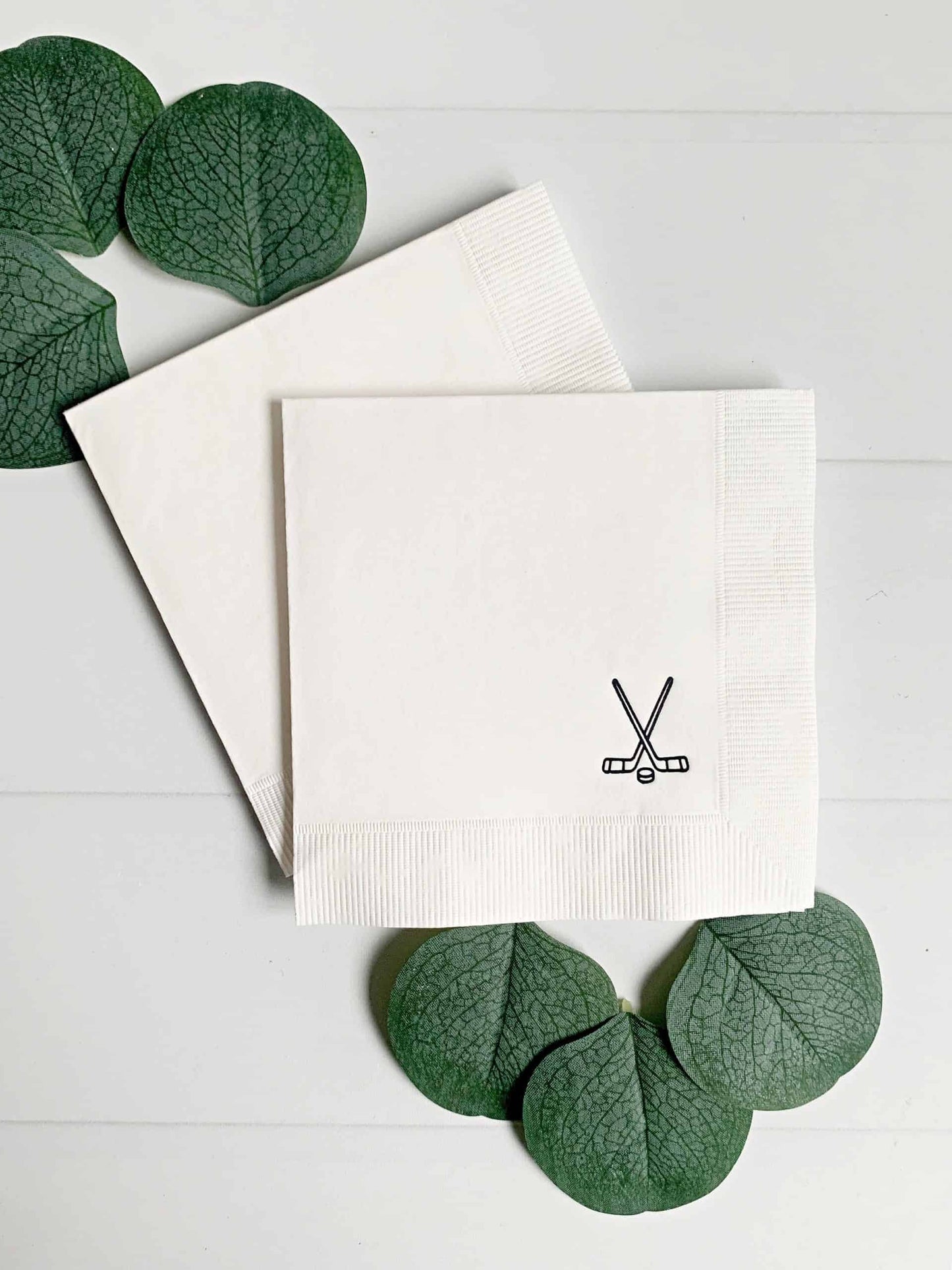 Hockey Cocktail Napkins