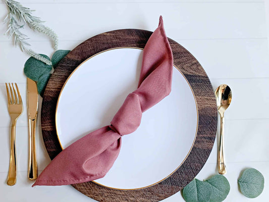 Cinnamon Rose Dinner Napkin