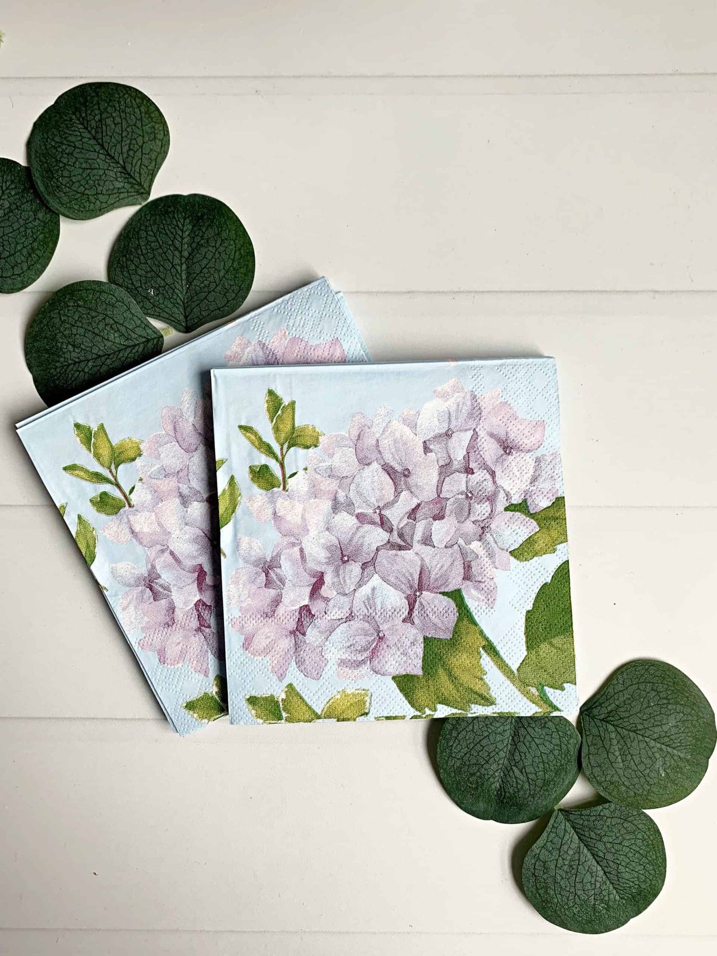 Hydrangea Cocktail Napkins
