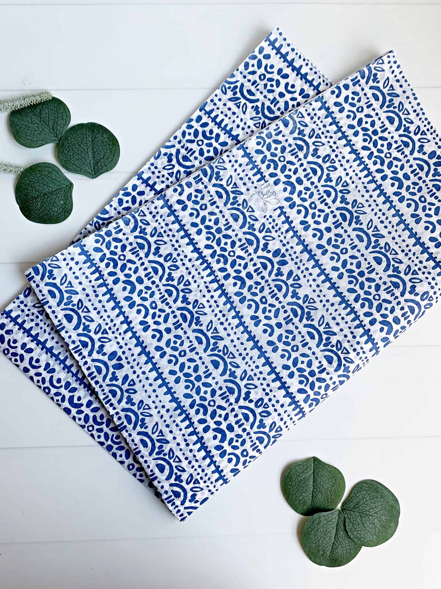 Transform your gift-wrapping game with our exquisite indigo blue lace tissue paper. The delicate lace design adds an elegant touch to any gift, while the high-quality material ensures a luxurious feel. Shop now and take your gift-giving to the next level.