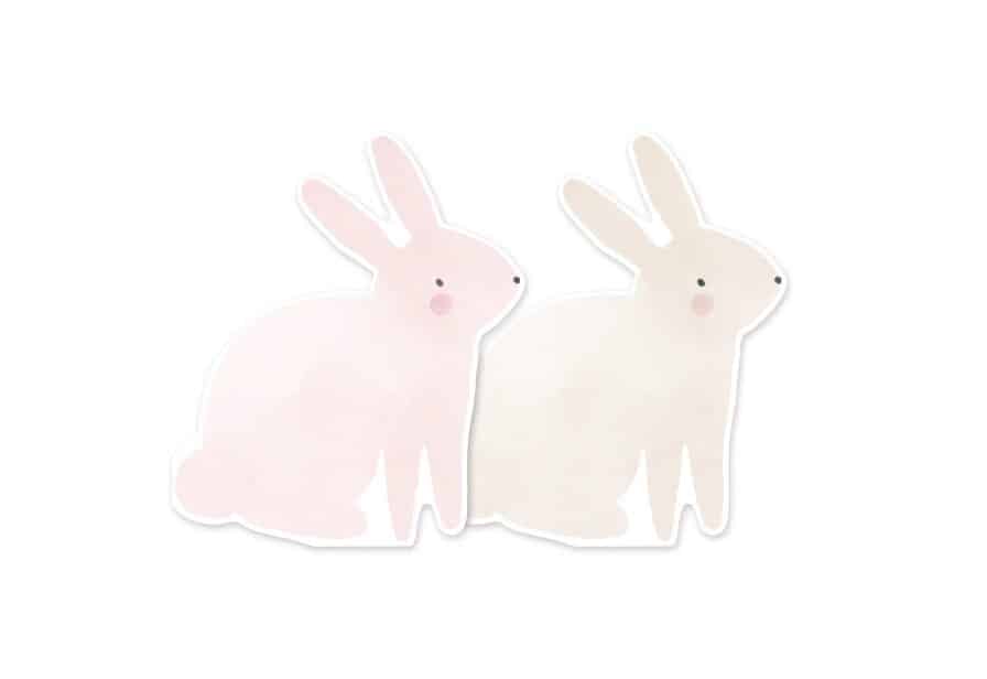 Bunny Shaped Napkins