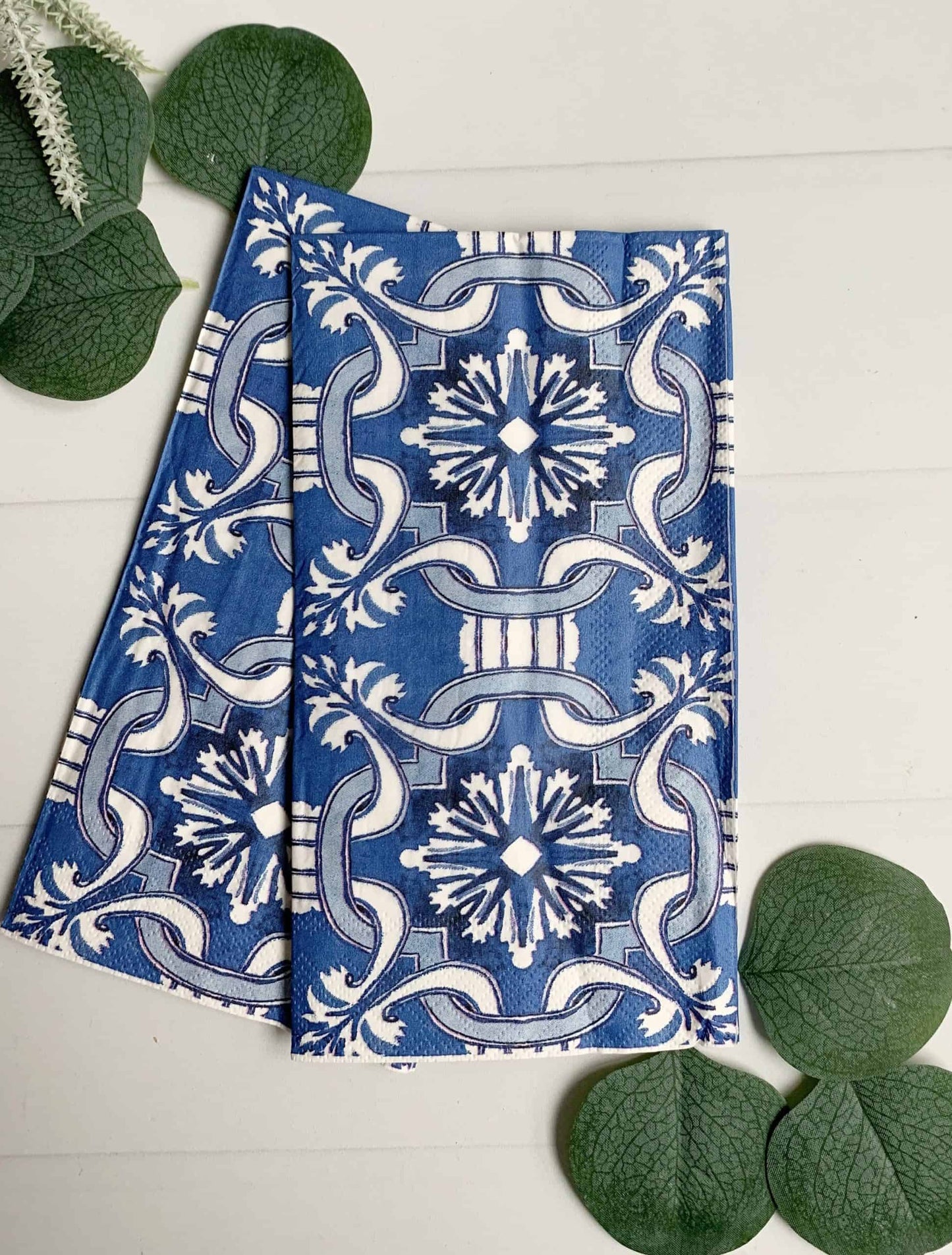 Moroccan Blue Dinner Napkin