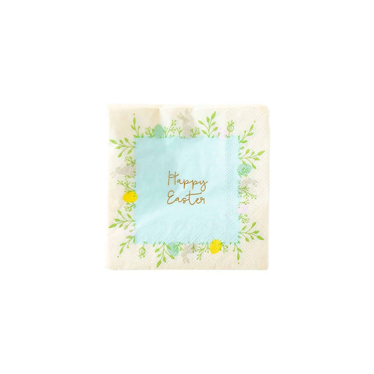Easter Floral Cocktail Napkins