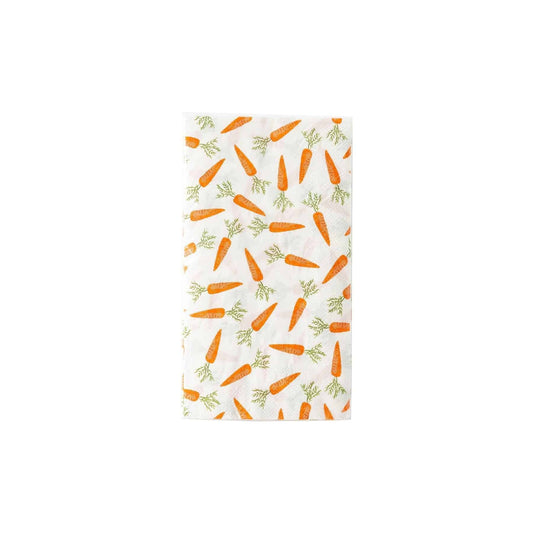 Watercolor Carrot Dinner Napkins