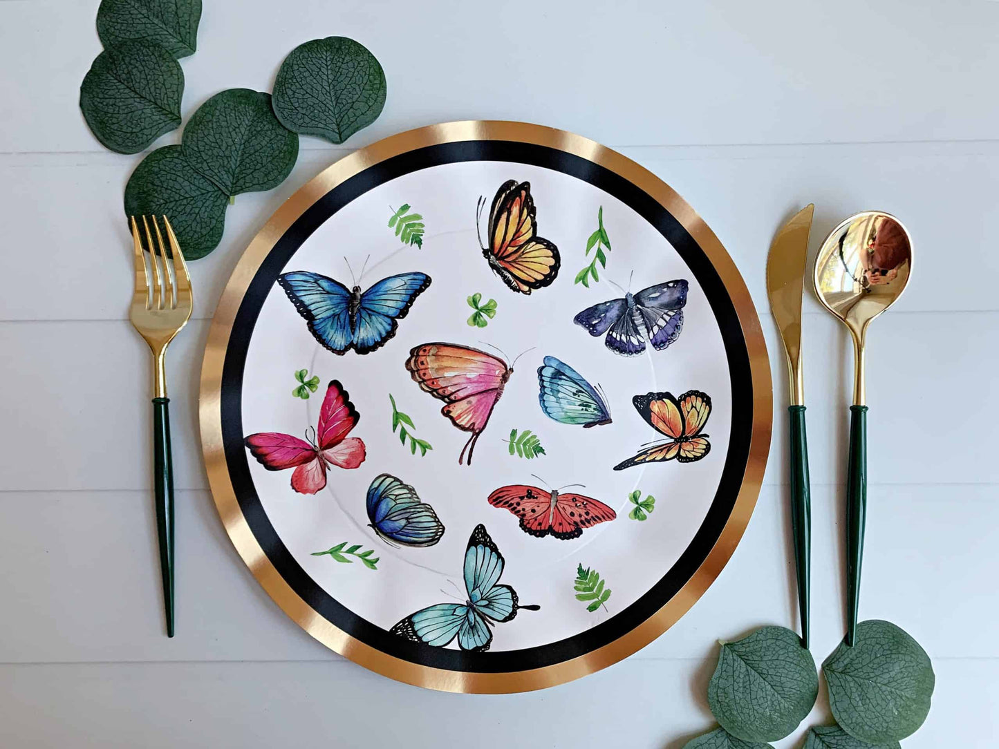 Butterfly Dinner Plates