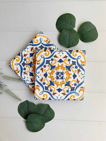 Mediterranean Coastal Cocktail Napkins
