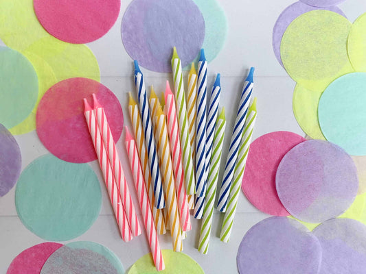 Spiral Birthday Candles