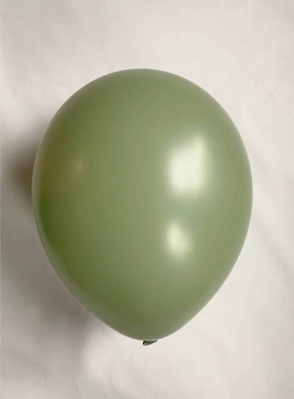 Sage Green Balloons - Eucalyptus Latex Balloons for Party Decorations