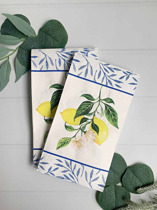 Amalfi Lemon Dinner Napkins