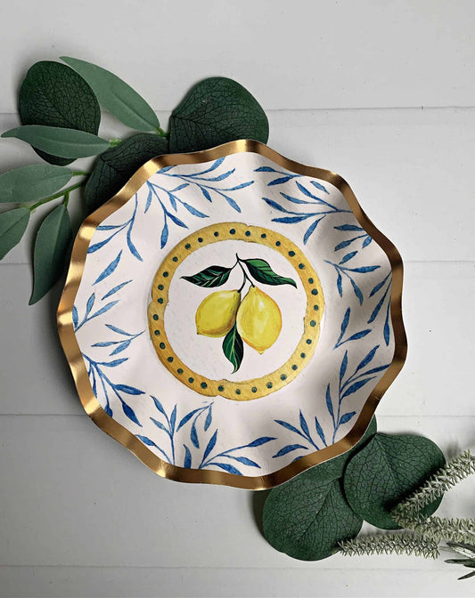 Lemon Dessert and Appetizer Bowls