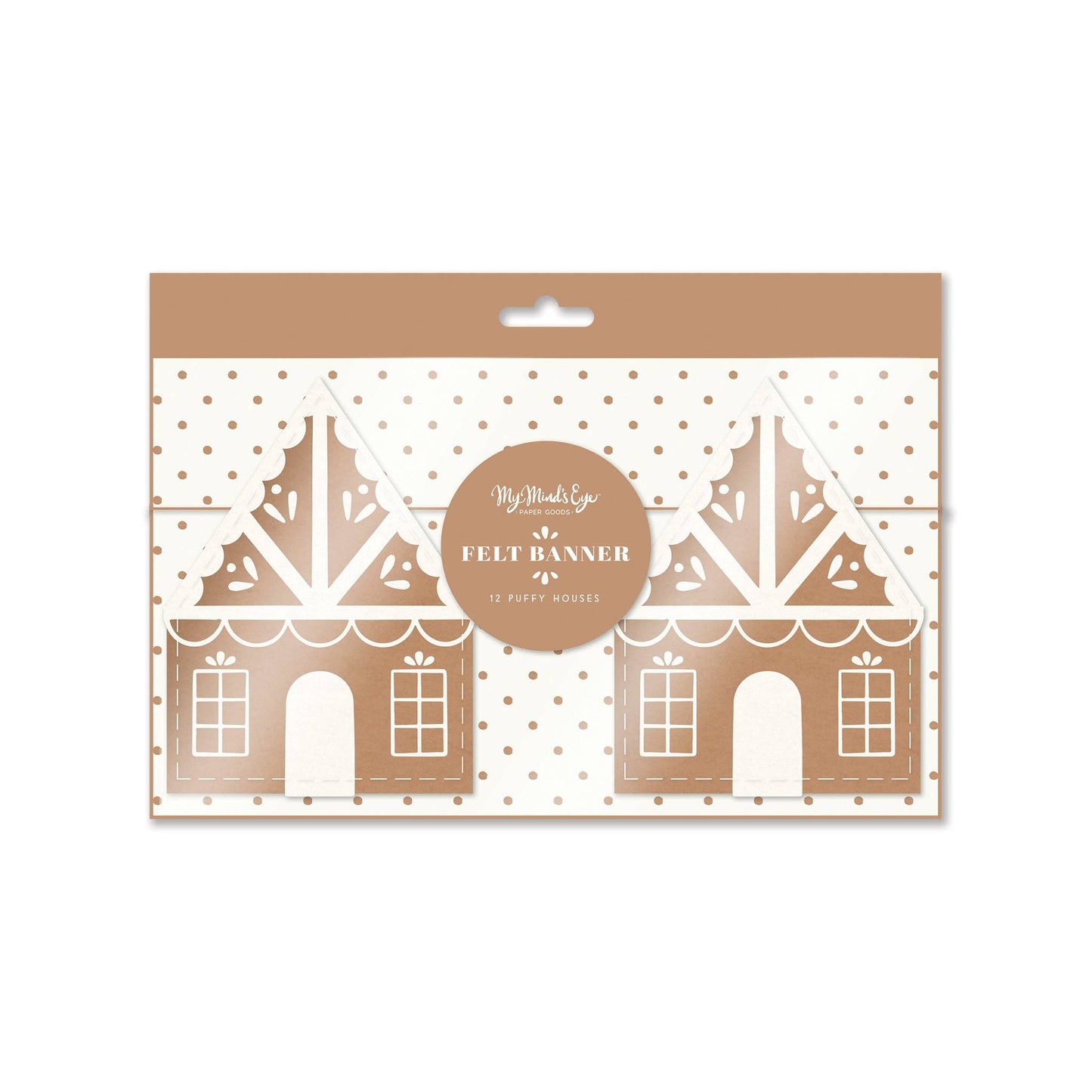 Gingerbread House Felt Garland