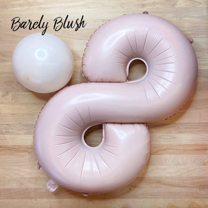 Barely Blush Mylar Number Balloons (32 Inches): 2