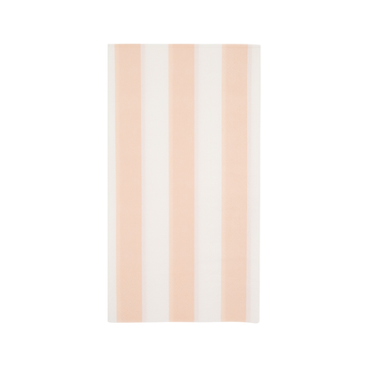 Sweet Peach Cabana Striped Guest Towels