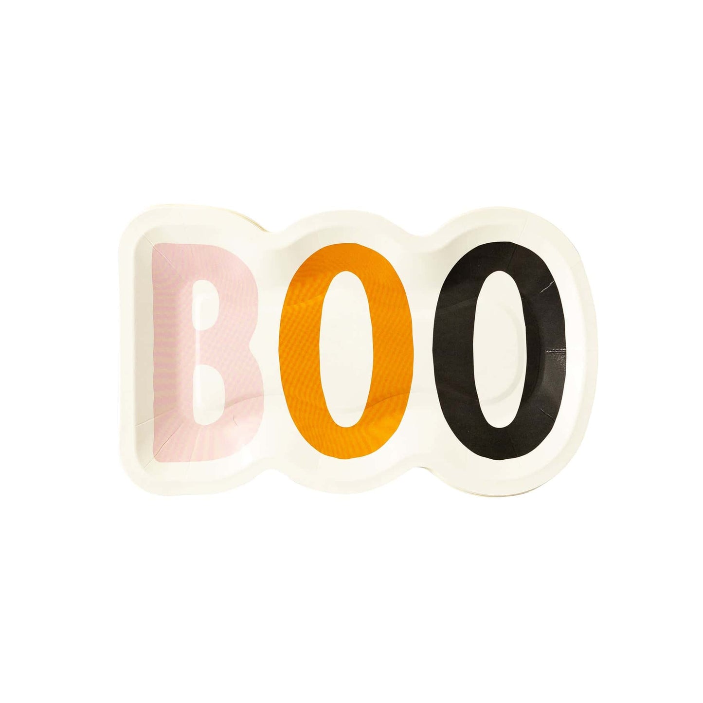 Boo Shaped Paper Plate