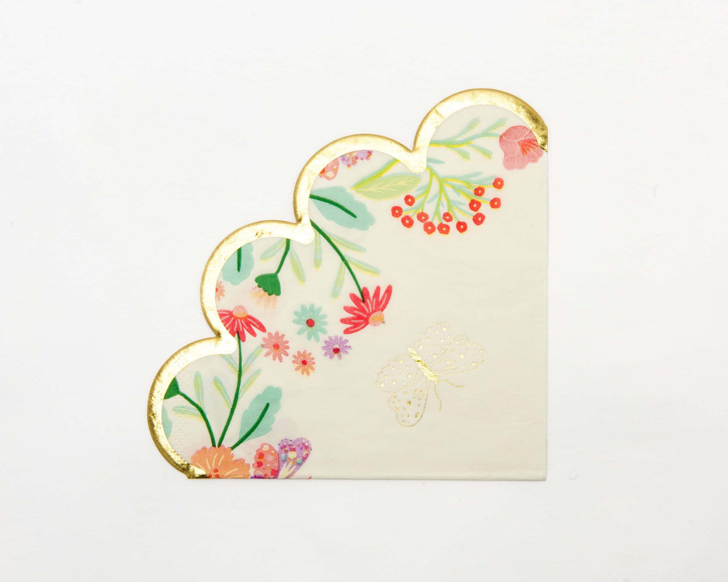 Tea Party Scalloped Napkins