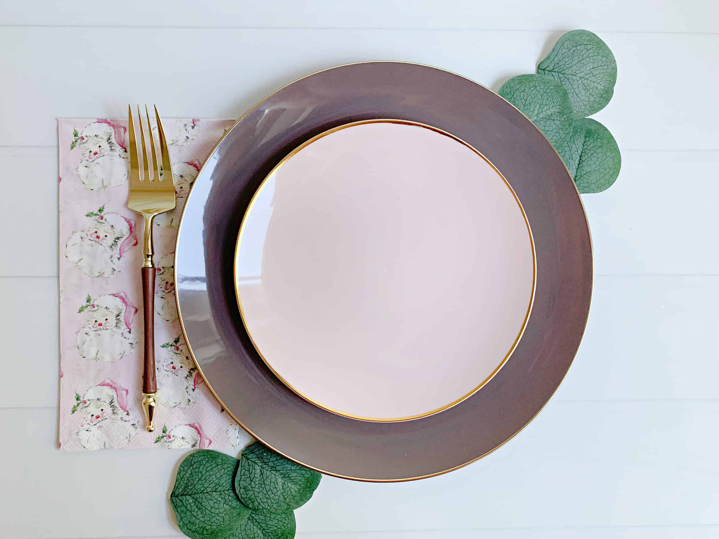 Pink Santa Guest Towels