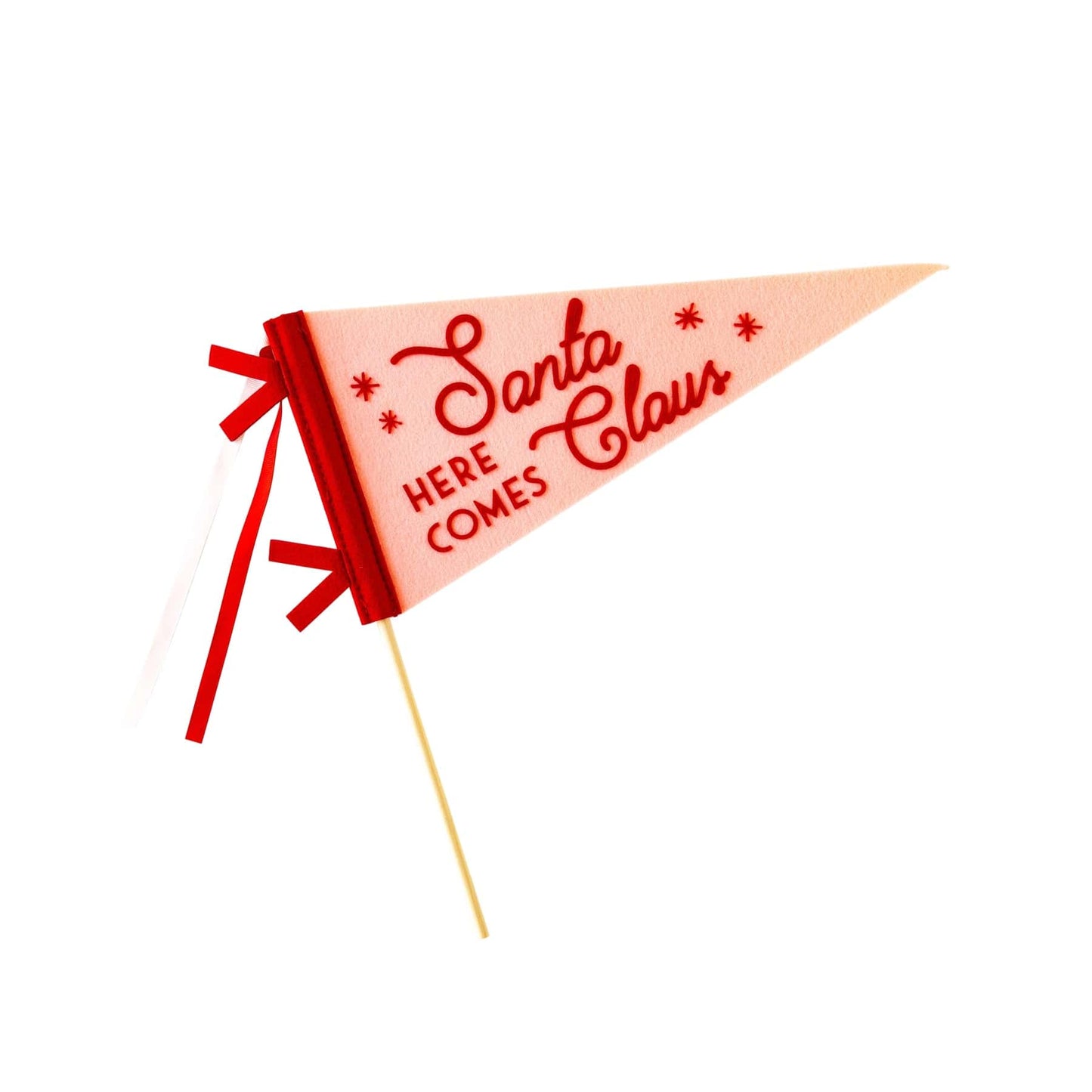 Santa Felt Pennant Flag