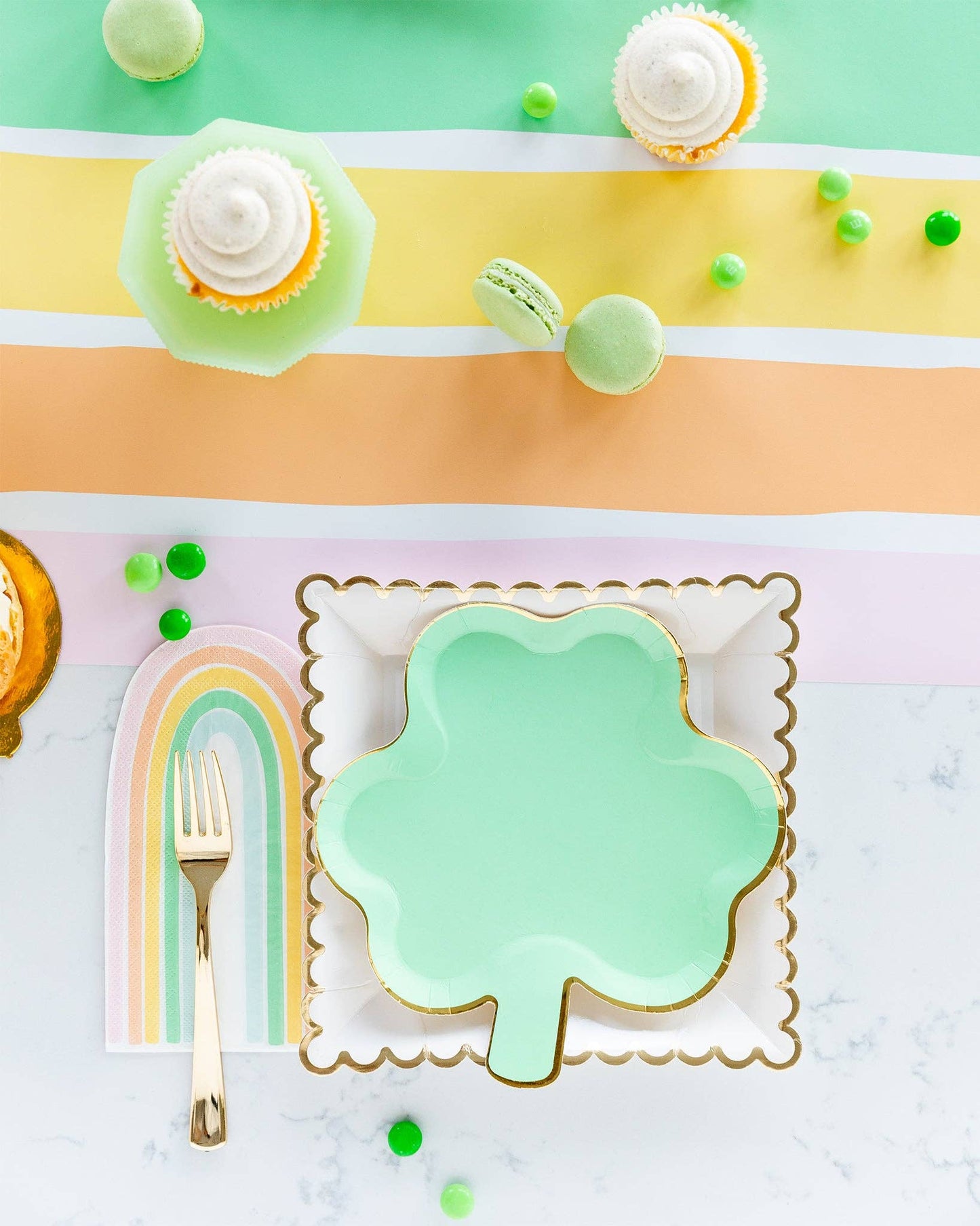 Shamrock Dessert Plates