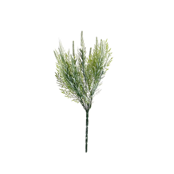 Frosted Sagebrush Fern artificial stem for wedding arrangements and holidays.