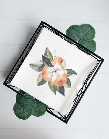 Black Luncheon Napkin Caddy