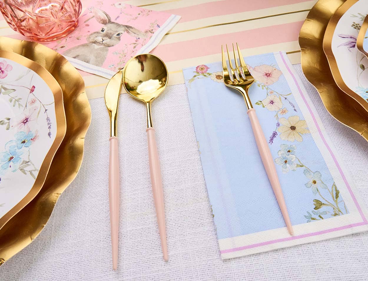 Easter Floral Guest Towel/ Dinner Napkin