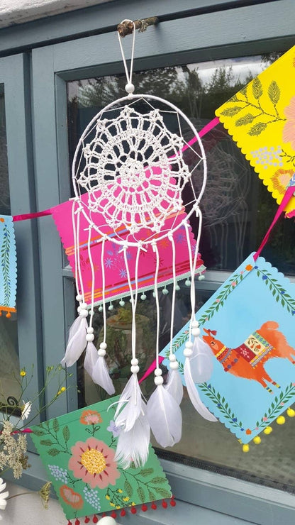 Boho Fiesta Paper and Pom Pom Banner